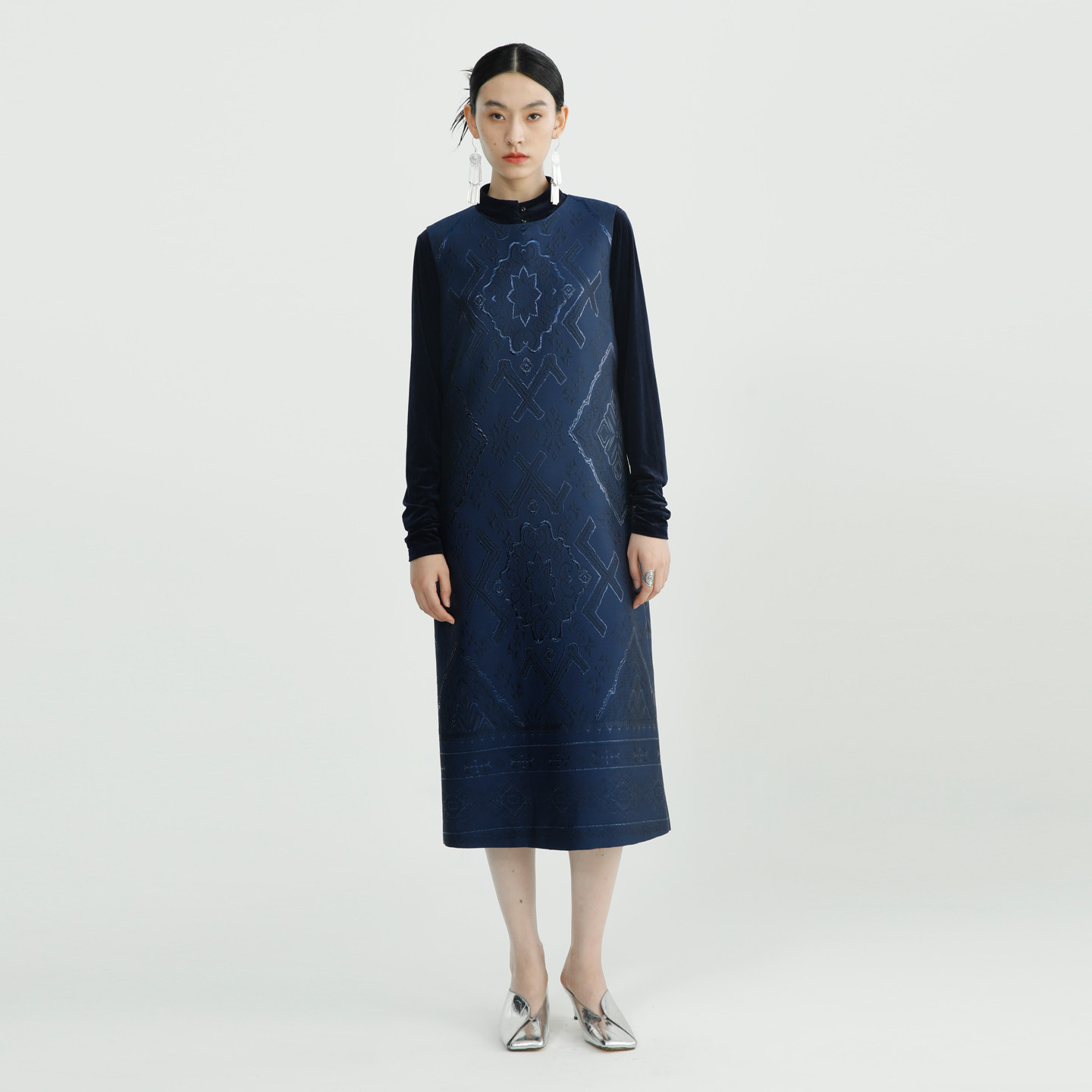 DYBULAFUN/戴布拉芬新款秋季时尚设计感简约显瘦百搭长袖休闲上衣