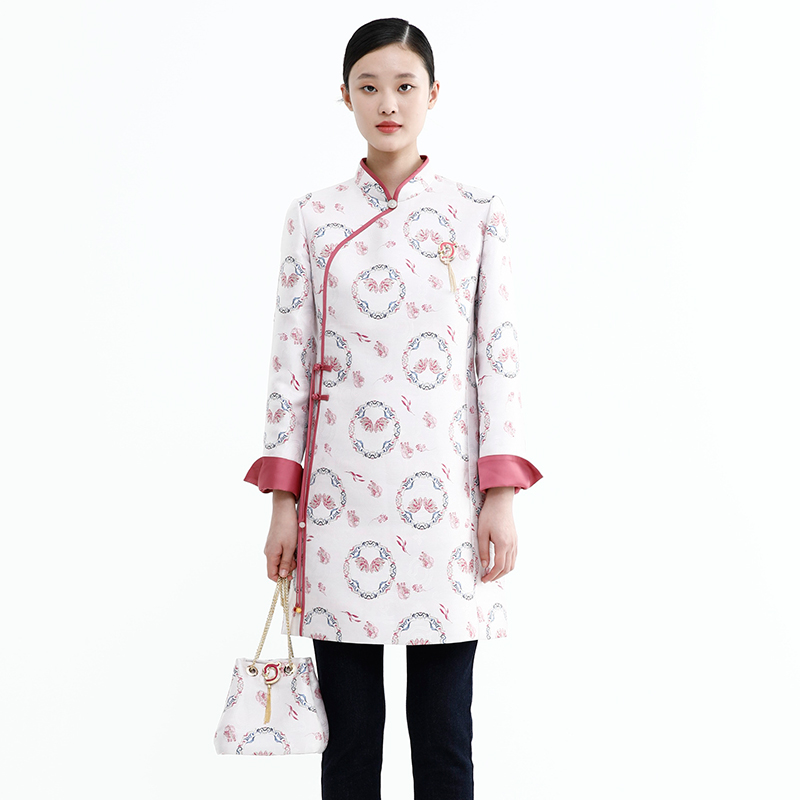 连衣裙复古风戴布拉芬