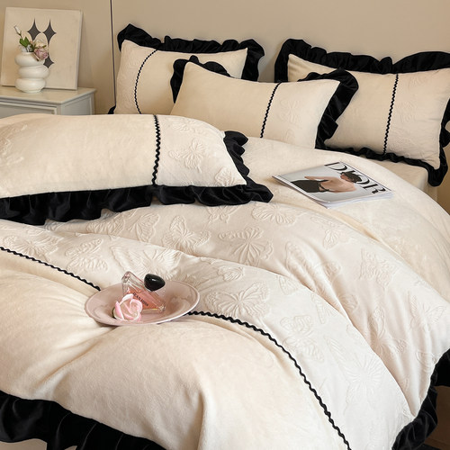 小红书推荐牛奶绒四件套2025款