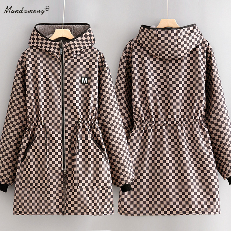 秋冬加绒罩衣加厚防风外套