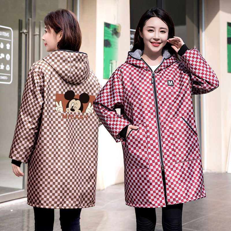 时尚加厚长绒女士罩衣户外防风保暖工作服大褂防脏长袖围裙外套男,家庭/个人清洁工具,围裙,淘宝优惠券,粉丝福利购,淘宝优惠卷