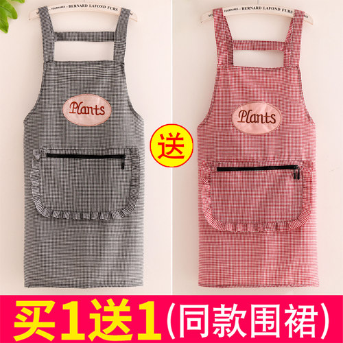 新款棉布防污透气可爱定制围裙