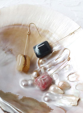 S925纯银秋冬款耳环 新款亚克力荧光色耳圈 earings醋酸一周耳饰