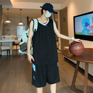 夏季新款篮球服套装男女生运动服比赛训练服中学生队服球衣