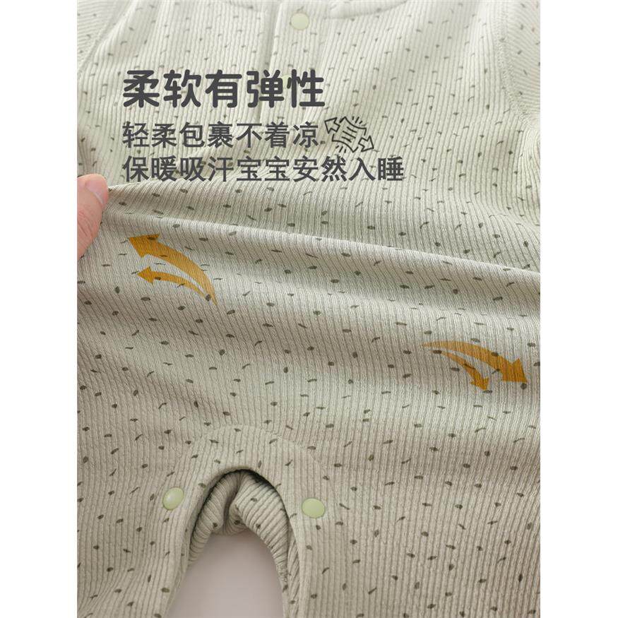 婴儿连体衣a类秋季服无骨
