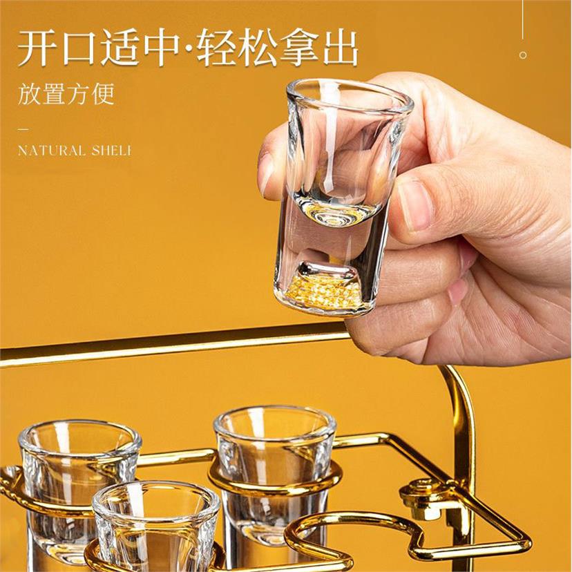 白酒杯分酒器架子创意轻图片