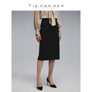 过膝铅笔半裙 显瘦职场半身裙百搭爆款 TieForHer Hopkins比例半裙