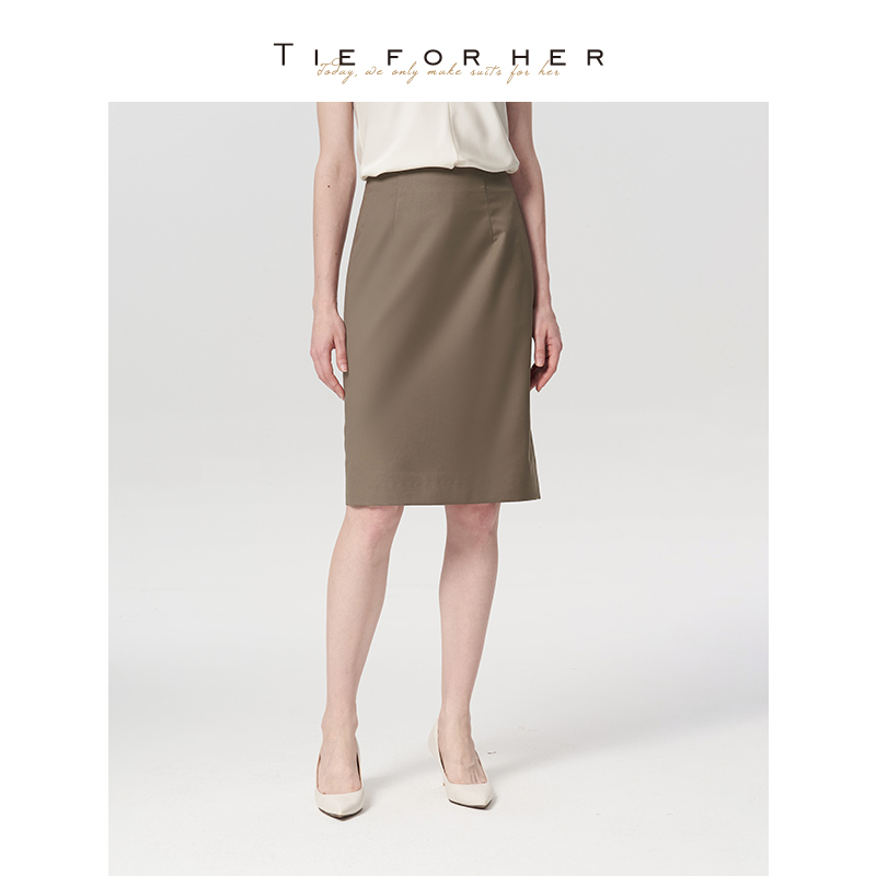 职场通勤百搭显瘦一步半裙包臀裙