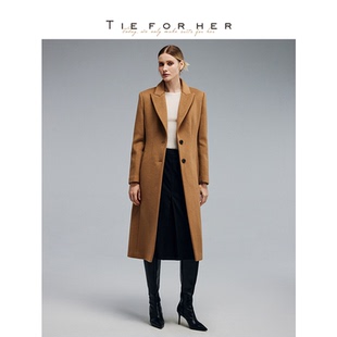 CL高端经典 WGC系列 20单排扣优雅气质白金大衣｜TieForHer