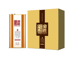 金胜原生初榨花生油礼盒1.5L*2