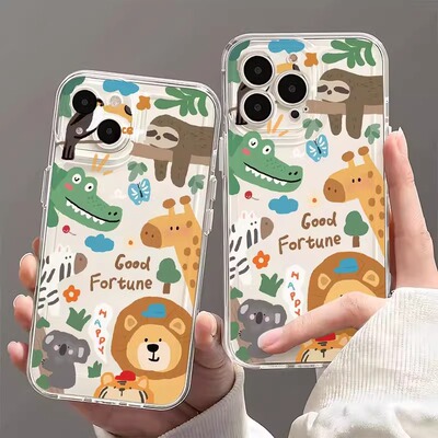 欢乐动物园适用于OPPORENO13手机壳FINDX8天使眼GT5潮流Realme10