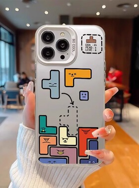 方块游戏适用于小米15PRO14手机壳11红米K80NOTE13彩银TURBO3个性