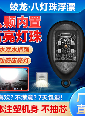 锚鱼神可视高灯感应浮漂夜钓神器