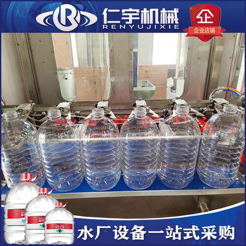 一次性桶装水水设备一全套次性大桶灌备装设10L泡茶水生产流98528
