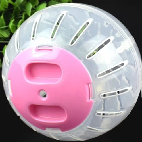 厂家彩盖跑球小宠仓鼠玩具宠物用品透明滚轮健身水晶运动转轮