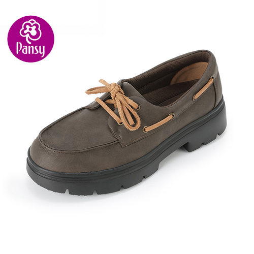 Pansy盼喜舒适系带乐福鞋