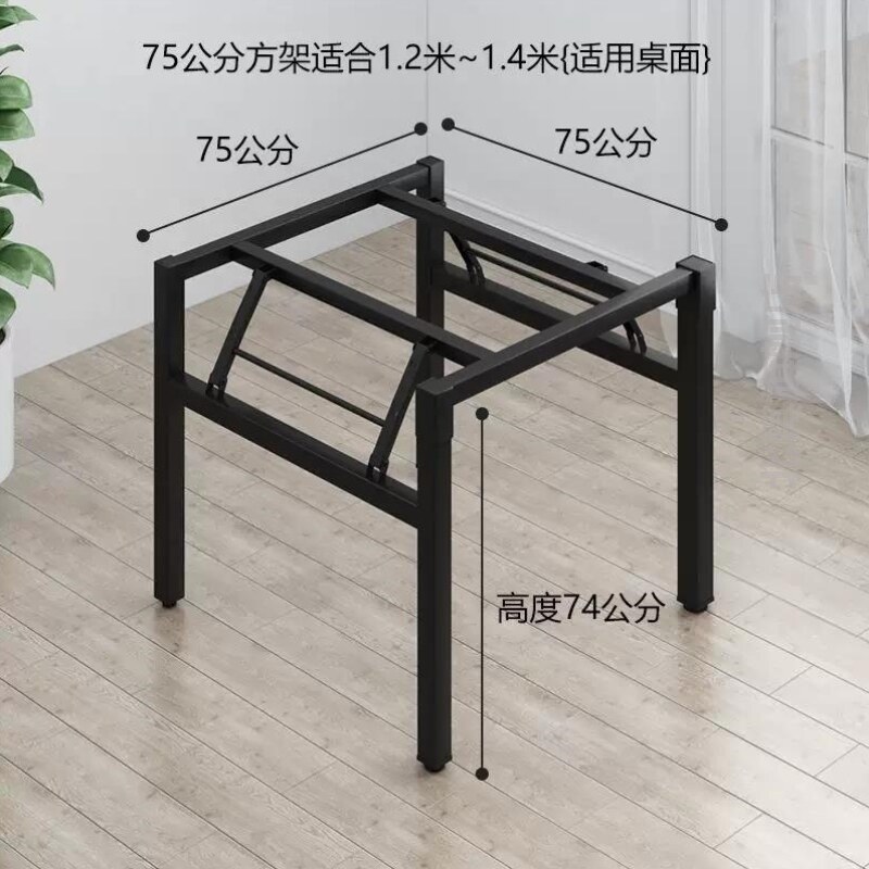 圆桌支架方桌酒店折叠脚架餐桌桌脚架子支撑架桌子桌面子桌腿铁艺