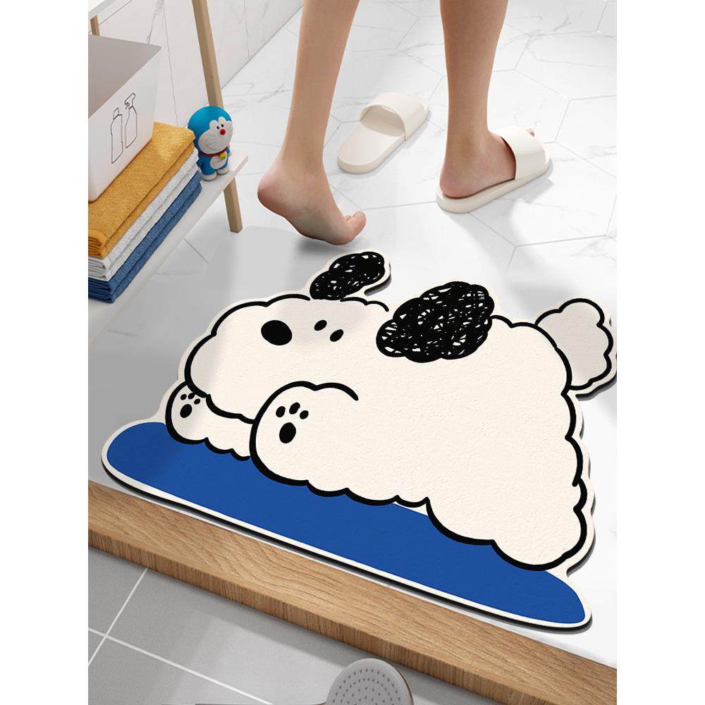 硅藻泥吸水垫速干软地垫浴室卫生间门口防滑脚垫子洗手间厕所地毯,居家布艺,家用脚垫,淘宝优惠券,粉丝福利购,淘宝优惠卷