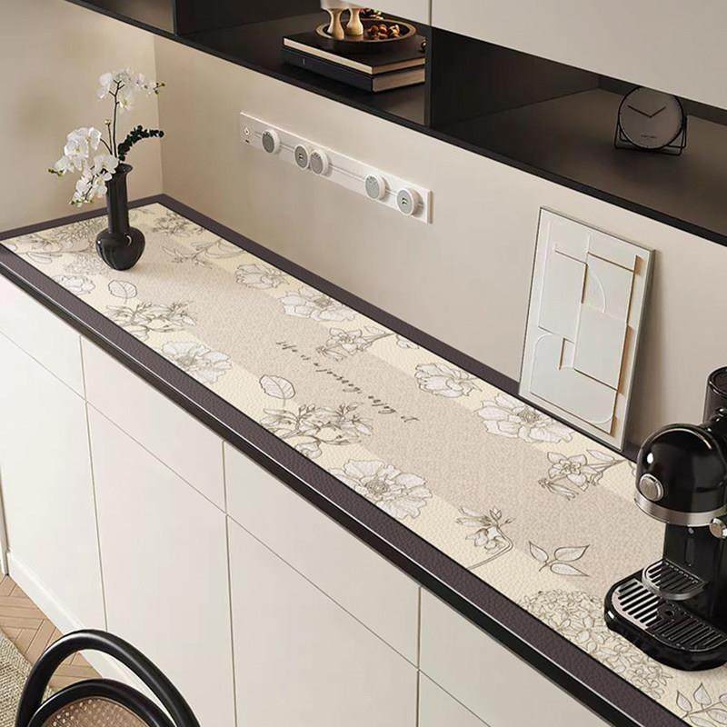 餐柜防水防油防烫桌垫电视柜鞋柜玄关高级感皮革桌布台面保护垫,居家布艺,桌布,淘宝优惠券,粉丝福利购,淘宝优惠卷