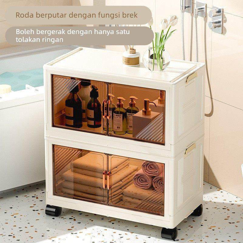 可折叠书架多功能加厚家用客厅宿舍储物柜卧室衣物零食书籍玩具收纳柜,文具电教/文化用品/商务用品,书报架/展示架,淘宝优惠券,粉丝福利购,淘宝优惠卷