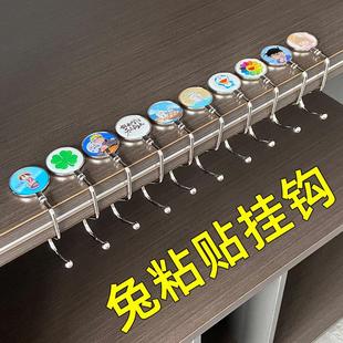办公桌边挂钩便携免粘贴强力承重放学生挂书包桌面边缘办公室钩子