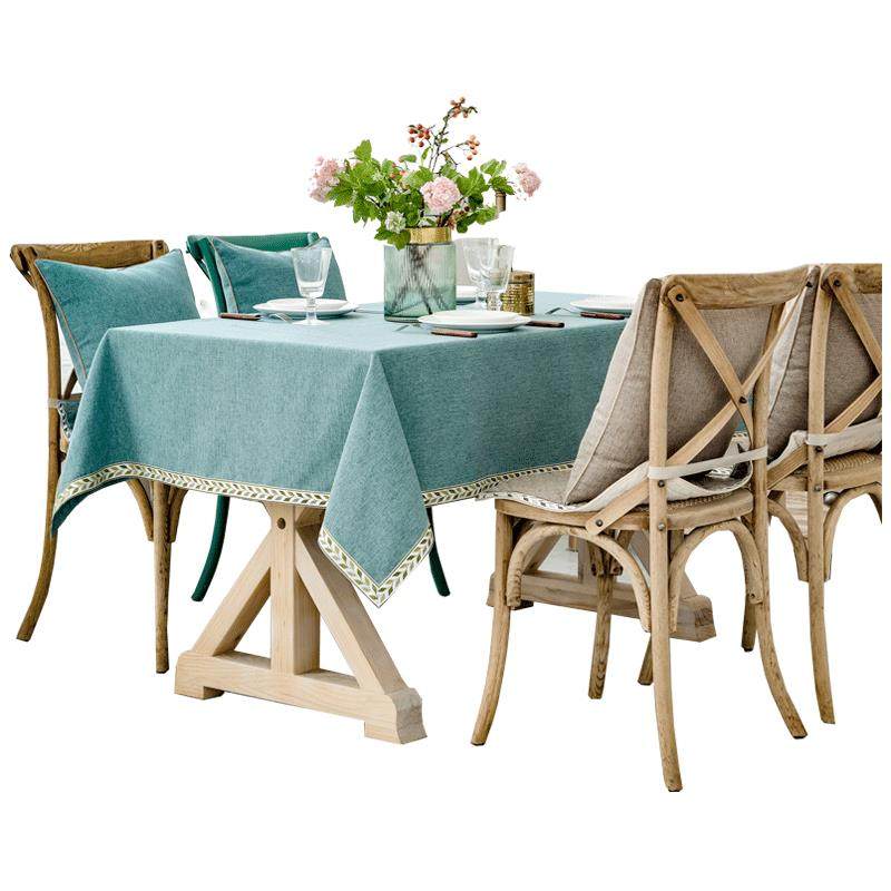 桌布防水美式正长方形茶几垫盖巾布艺纯色棉麻简约椭圆餐桌布抱枕,居家布艺,桌布,淘宝优惠券,粉丝福利购,淘宝优惠卷