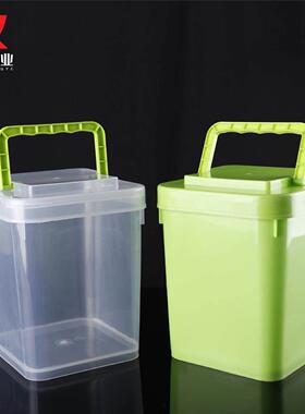 3D印表机耗材干燥箱4L5L5.8L米桶1KG双层密封圈收纳盒密封罐防潮