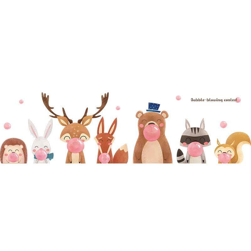 壁纸自粘女孩卧室贴画温馨卡通贴纸墙贴装饰房间牀头背景墙壁纸,家居饰品,软装墙贴,淘宝优惠券,粉丝福利购,淘宝优惠卷