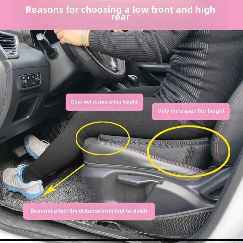 前低后高斜面坐垫考驾照练车增高专用矮个子女生透气加厚纯色座垫,居家布艺,椅垫,淘宝优惠券,粉丝福利购,淘宝优惠卷