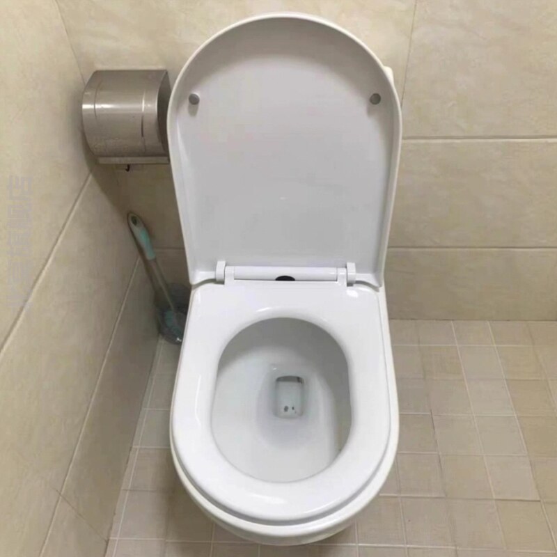 马桶盖加厚通用老式坐便器上装超薄盖板U型V型O型一键快拆缓降