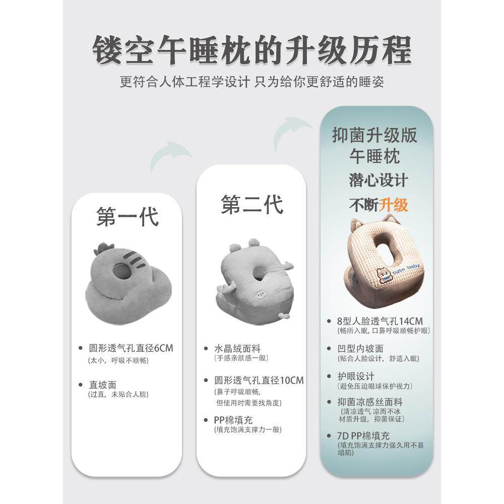 午睡枕趴睡枕办公室午睡神器小学生午休趴枕桌上女生睡觉抱枕新款,居家布艺,午睡枕,淘宝优惠券,粉丝福利购,淘宝优惠卷