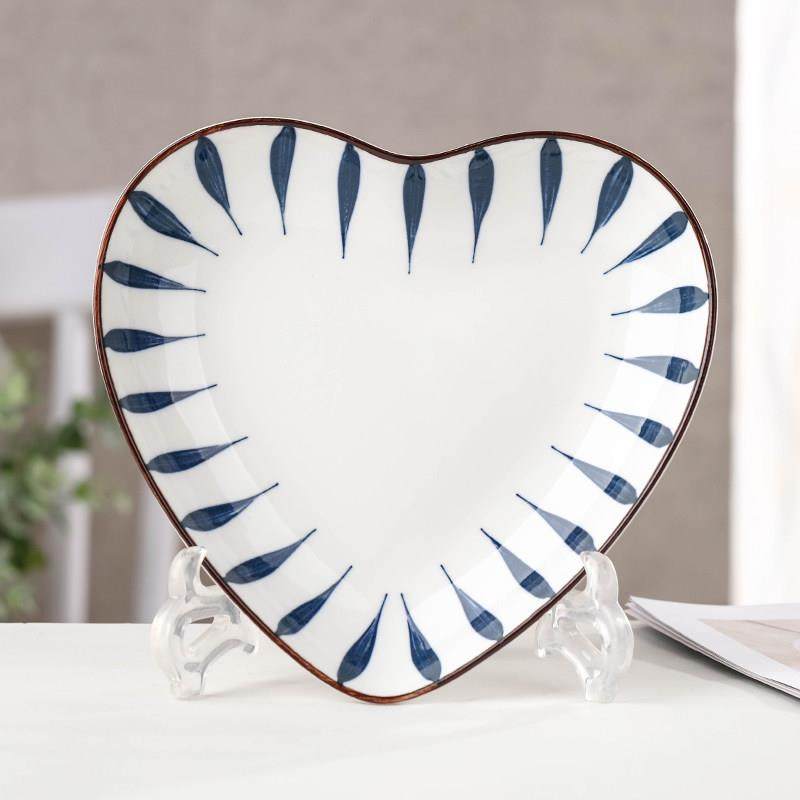 盘子2-6个盘子釉下彩陶瓷餐具家用瓷盘方盘异性盘简约圆盘菜碟子,餐饮具,盘,淘宝优惠券,粉丝福利购,淘宝优惠卷