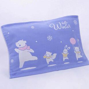 小枕巾纯棉30x50可爱睡觉吸汗四季防滑儿童宿舍毛巾40x60cm