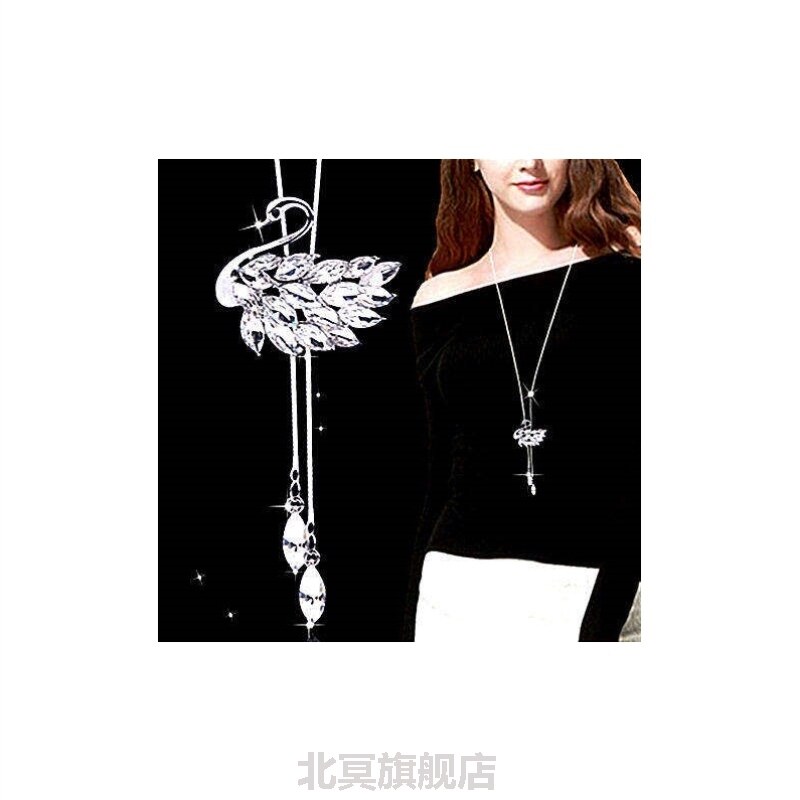 秋冬韩版简约百搭毛衣链女长款吊坠时尚气质衣服配饰挂件装饰项链