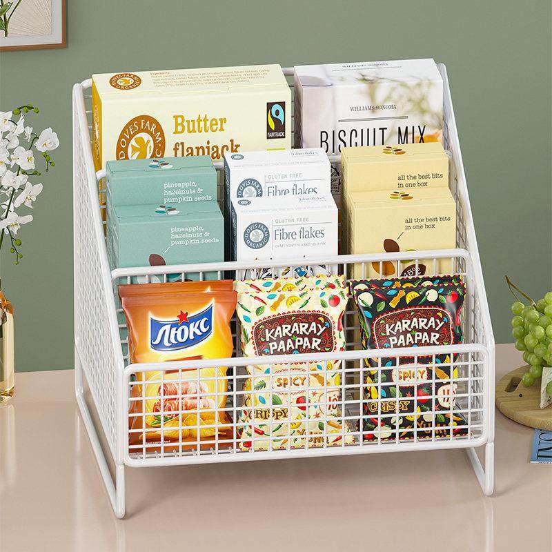 桌面零食收纳置物架桌上展示架子客厅茶几台面餐桌收纳神器置物架,住宅家具,搁板/置物架/家用陈列架,淘宝优惠券,粉丝福利购,淘宝优惠卷