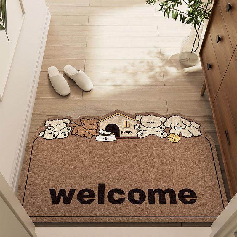 入户地垫门口进门脚垫pvc可裁剪耐脏免洗玄关地毯可定制丝圈门垫,居家布艺,入户地垫,淘宝优惠券,粉丝福利购,淘宝优惠卷