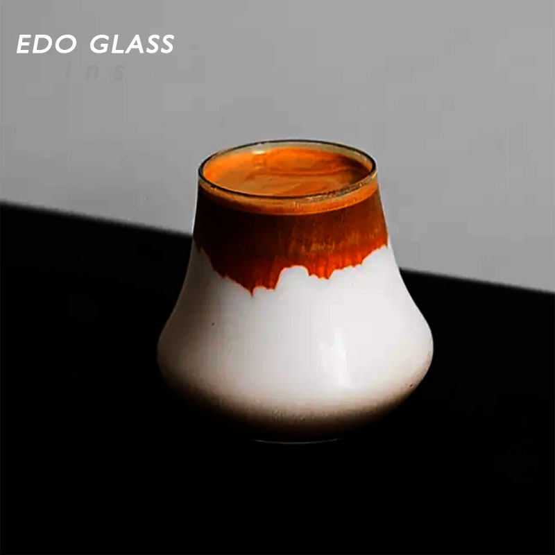 小红书网红脏咖啡美式杯子富士山