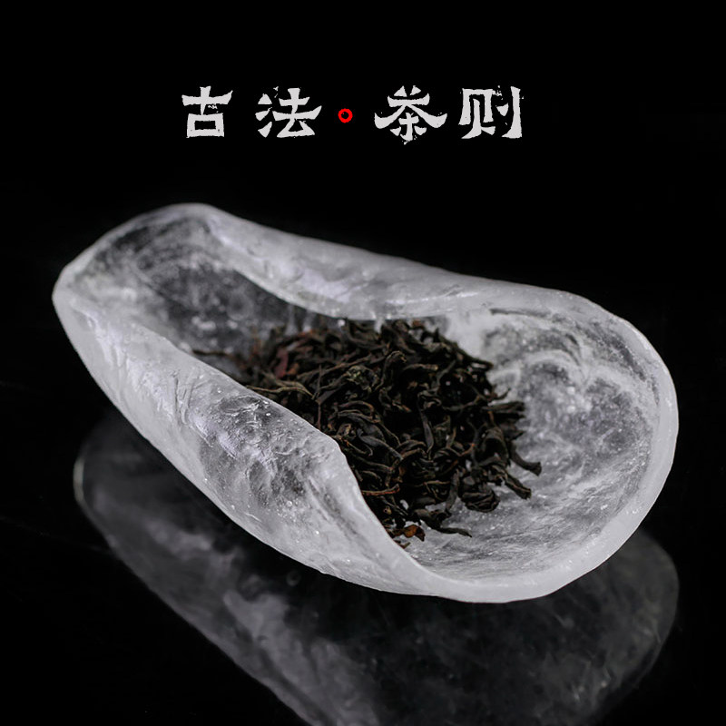 日式琉璃茶则茶盒茶铲 纯手工古法冰冻烧茶具 茶杯日本急须公道杯图片