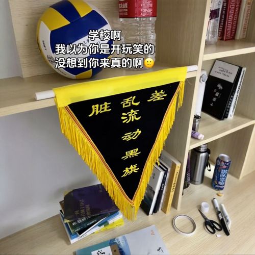 脏乱差流动黑旗学校班级三角旗定制文明宿舍锦旗创意diy文字旗帜