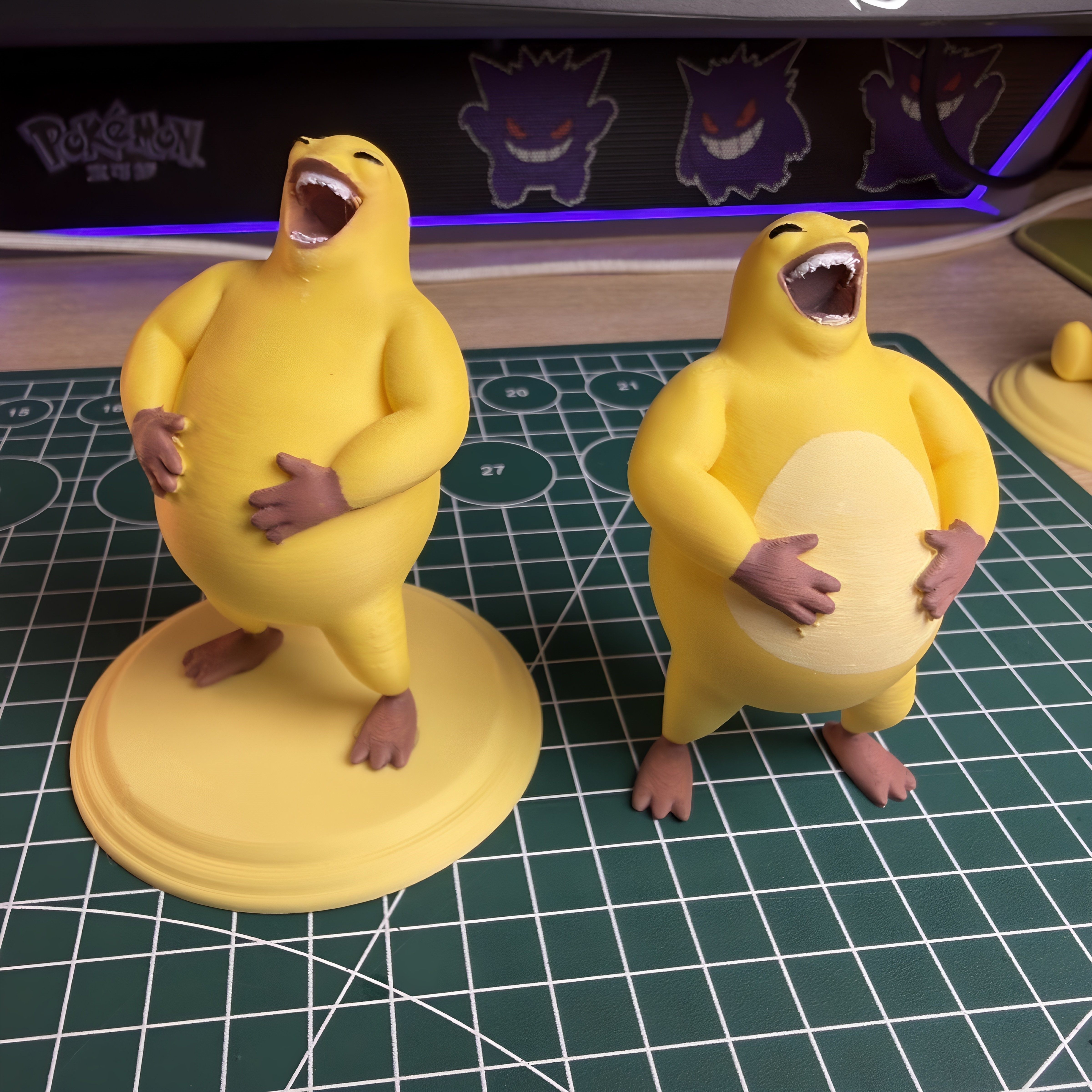 奶蛙捧腹大笑呼叫奶家人3d打印