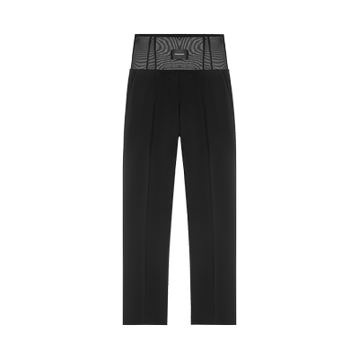 Unawares.丝网面料拼接女士休闲裤