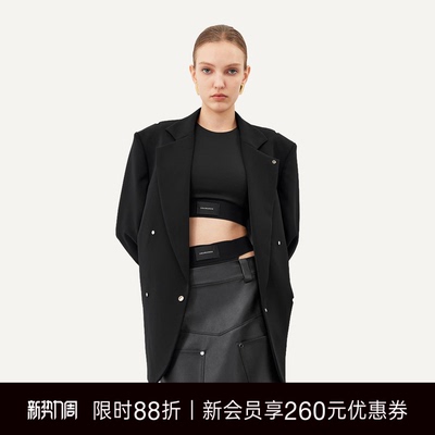 Unawares双排扣宽松廓形西装外套