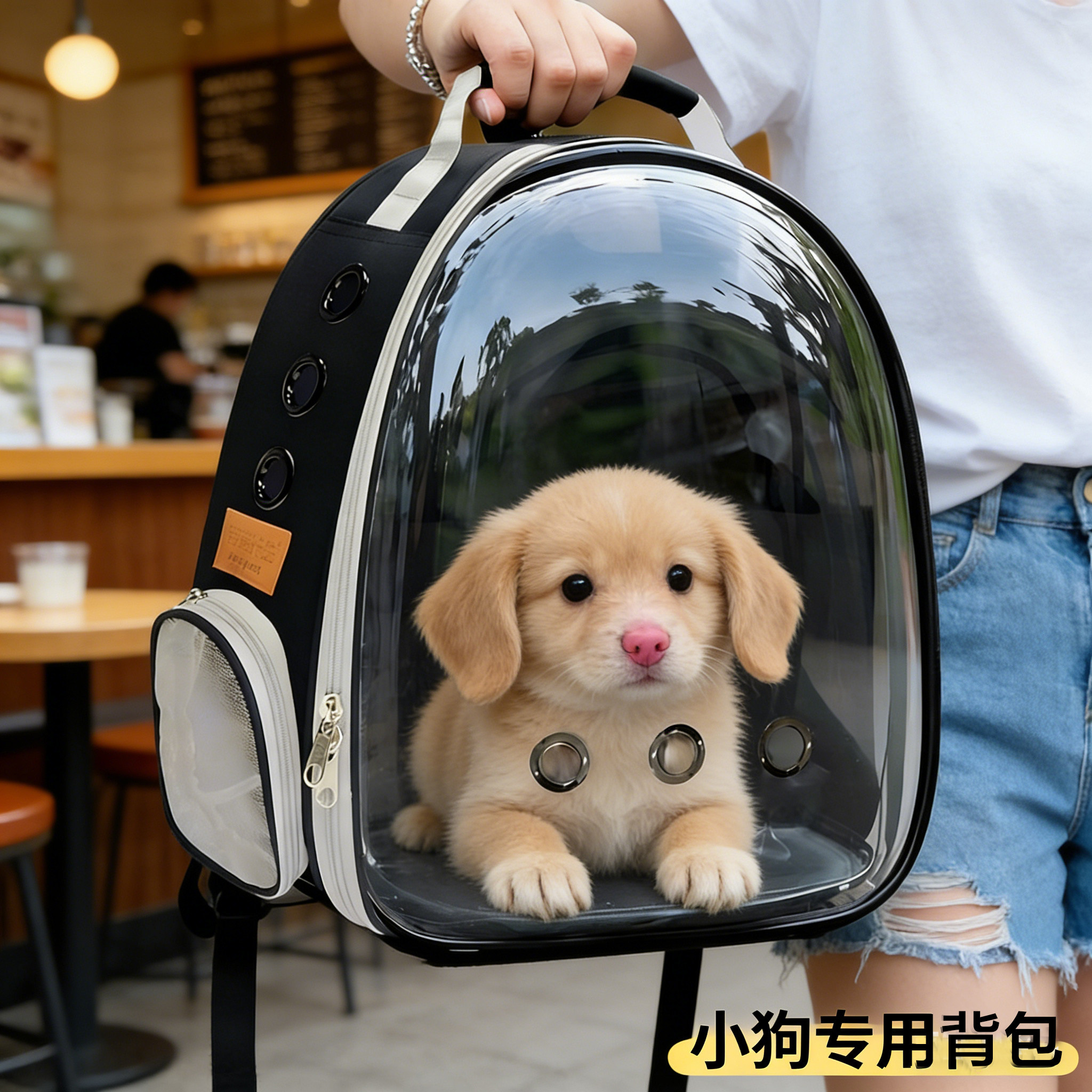狗狗专用外带包带厕所出门溜宠物小奶狗柯基法斗泰迪外出的背包笼