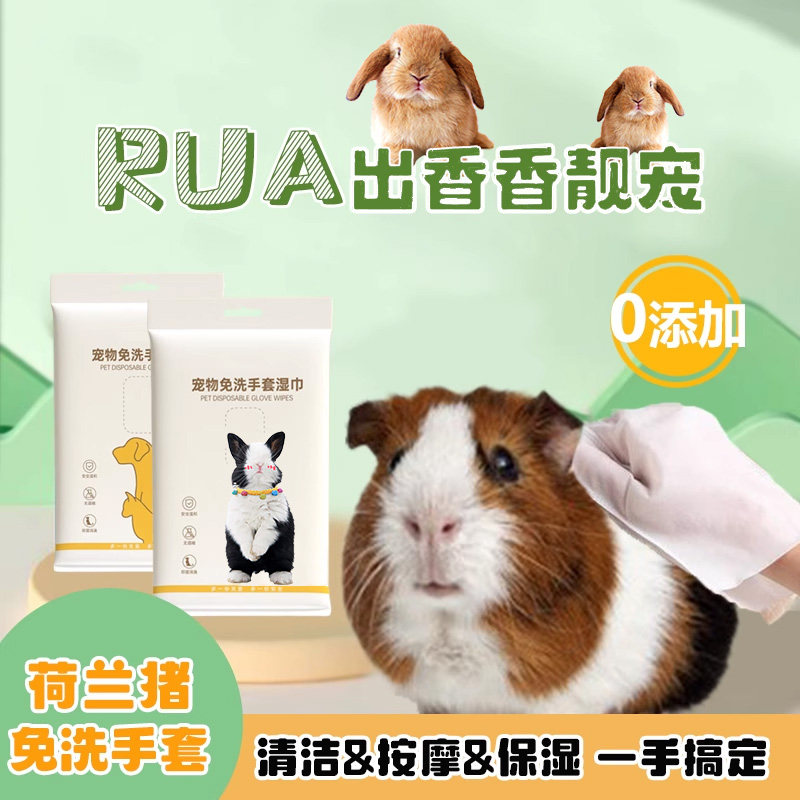 荷兰猪兔子洗澡神器一次性免洗手套除臭去味宠物龙猫小侏儒兔子,宠物/宠物食品及用品,兔兔其他,淘宝优惠券,粉丝福利购,淘宝优惠卷