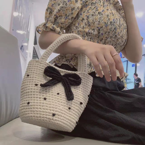 艾苏手工编织包包diy材料