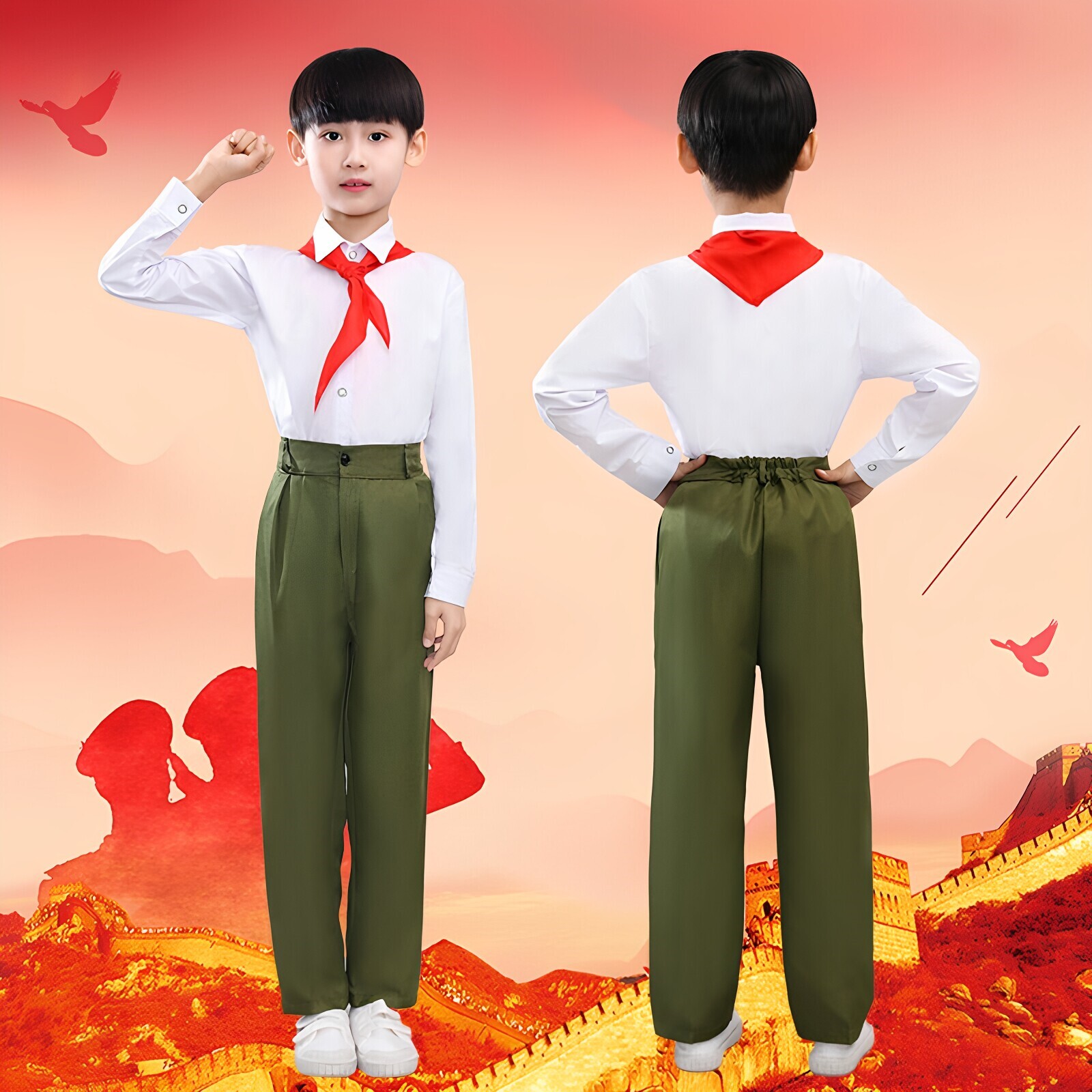 小红军男女知青服工作怀旧服装体验表演70-80年代新款演出舞台