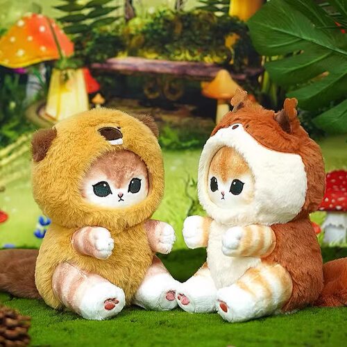 正版猫福珊迪毛绒玩偶
