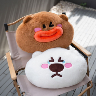 下里巴熊毛绒玩偶周边沙发靠枕卧室靠垫午睡枕情人节情侣女生礼物