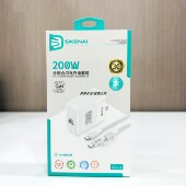 PD适用于120w全协议3C认证多功能安卓插头白色平板笔记本手机充电器usb通用型 双口USB 思科耐GN 1T闪充套装