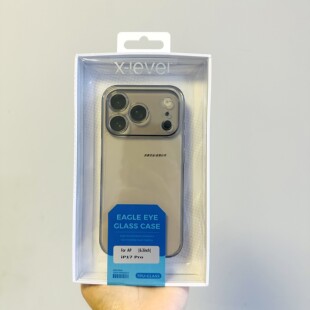 13磨砂手机壳镜头保护手机超薄肤感防指纹保护壳 14Pro X－Level苹果磨砂玻璃壳镜头保护适用于16Promax 15p